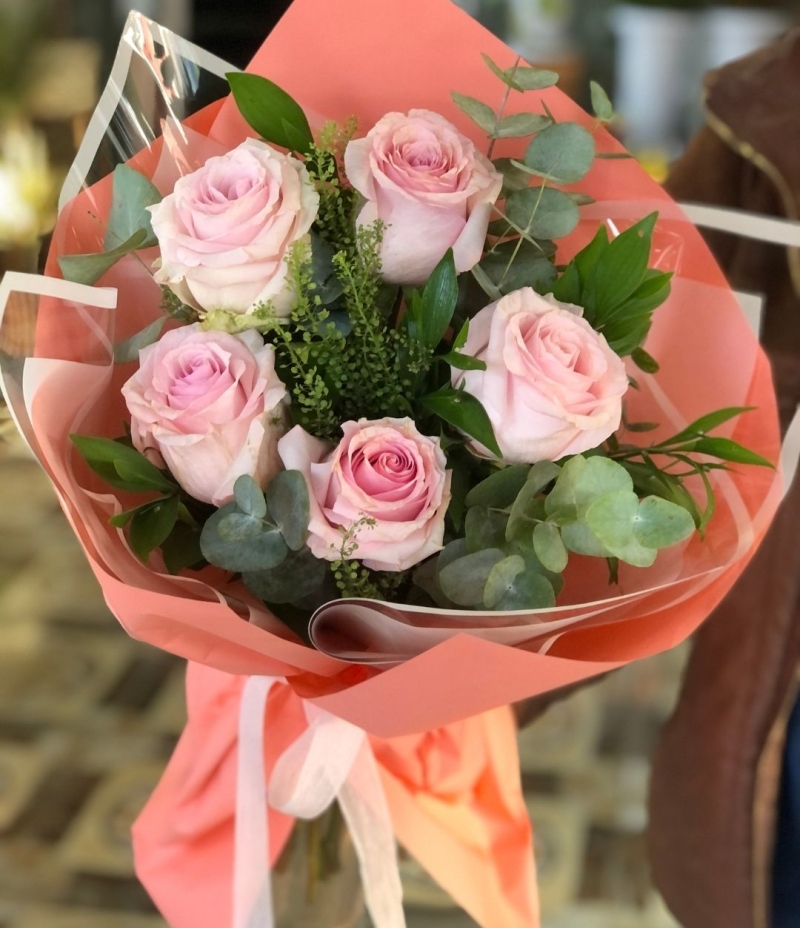 İthal Pink Royal Ekvator Gül Buketi